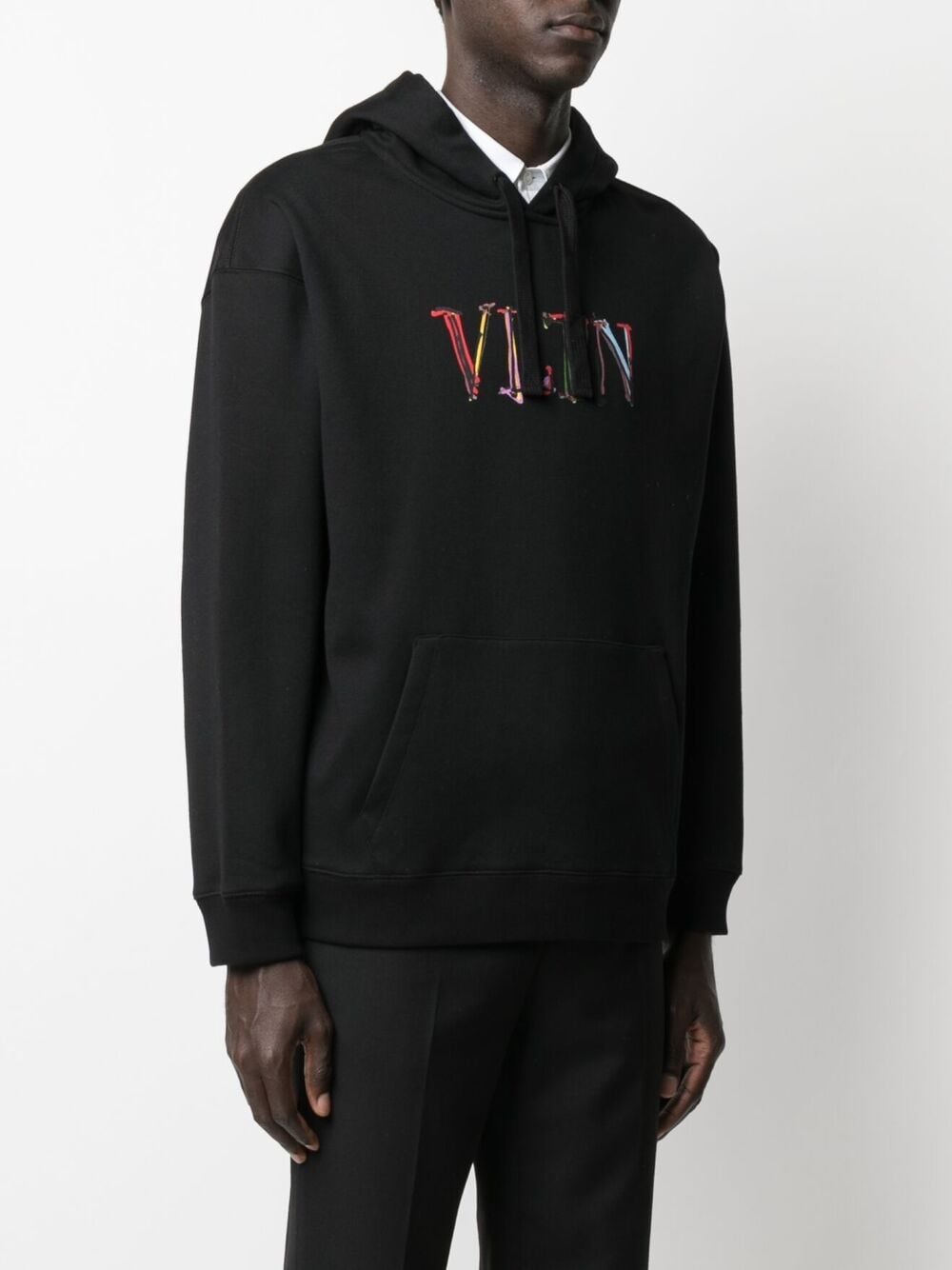 Shop Valentino hand-drawn logo hoodie with Express Delivery - FARFETCH