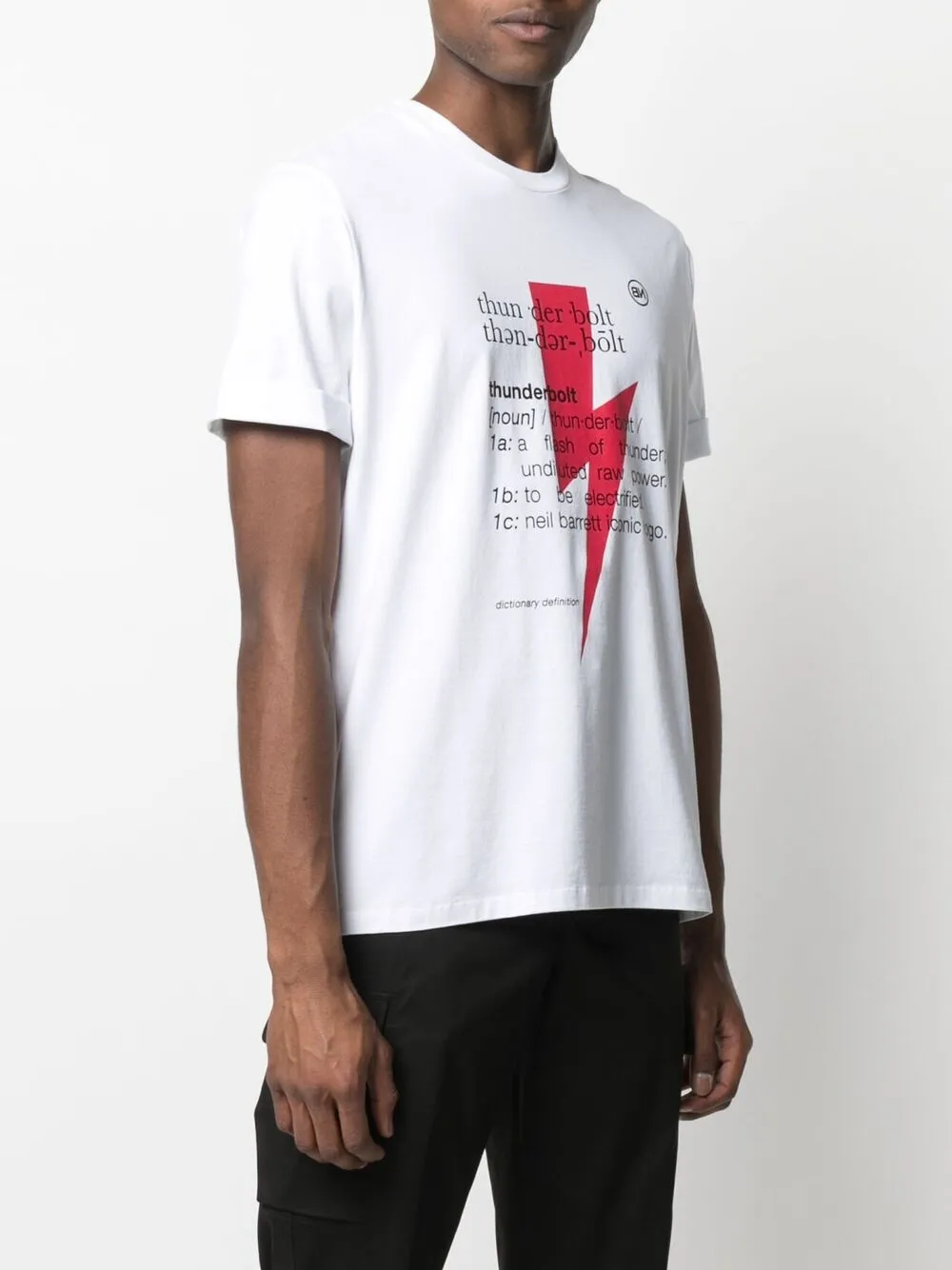 Neil Barrett Thunderbolt Definition T-shirt - Farfetch