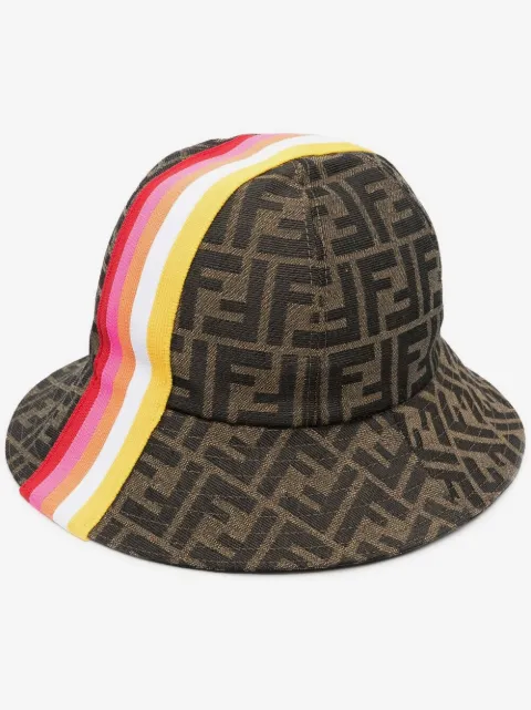 Fendi Kids Cappello bucket con motivo FF