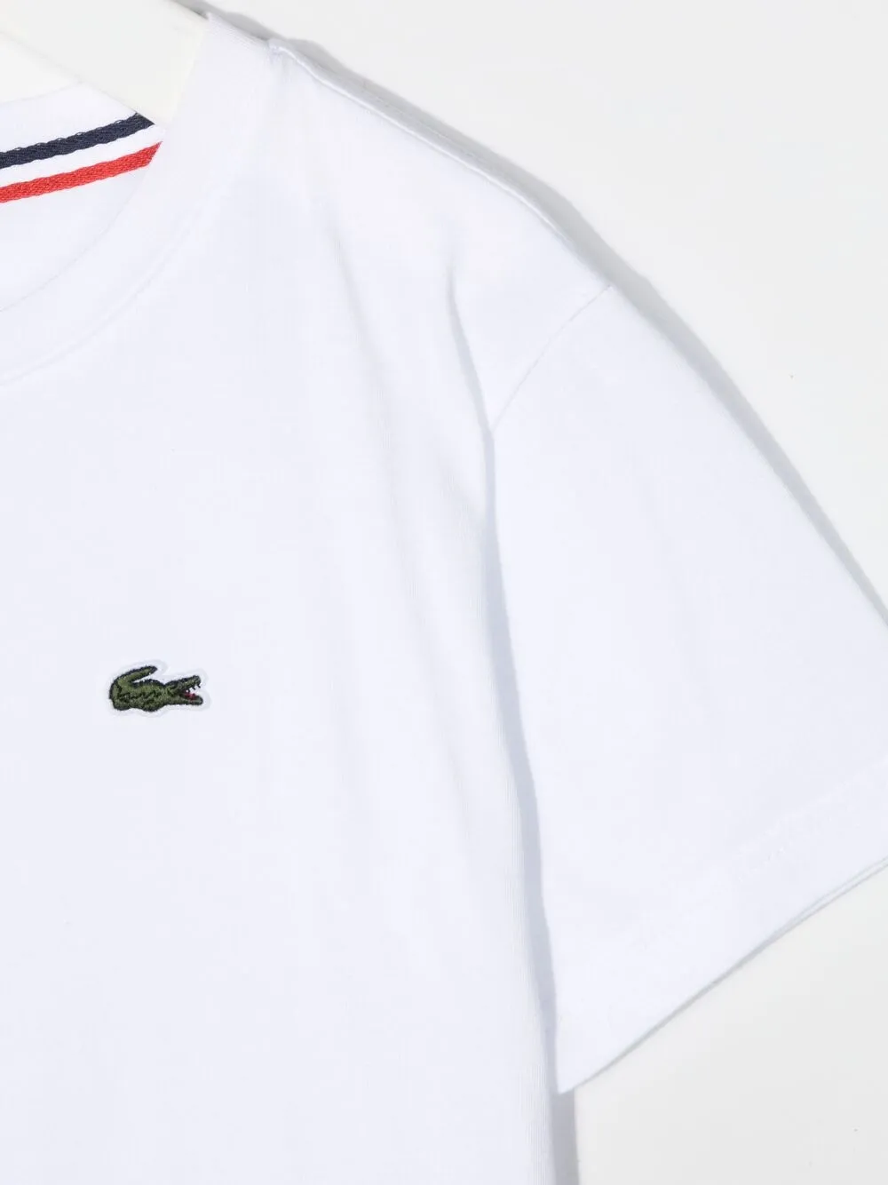 фото Lacoste kids футболка с вышитым логотипом