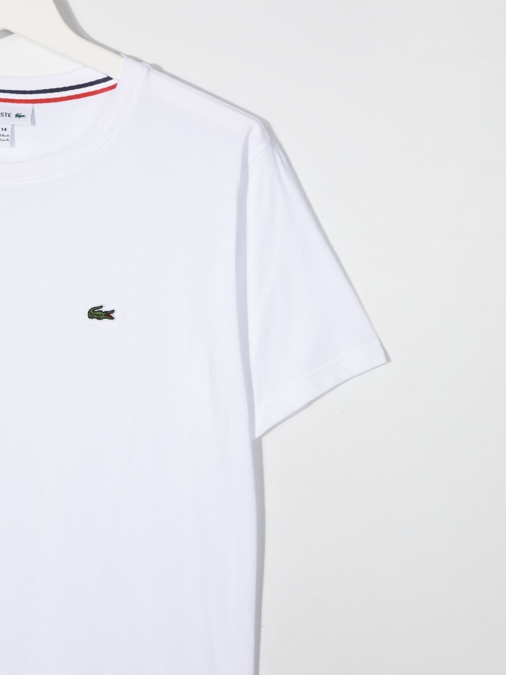 фото Lacoste kids футболка с вышитым логотипом