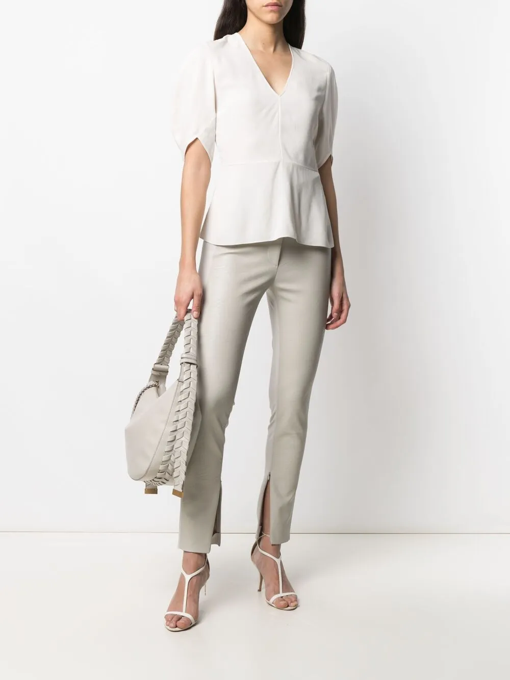 Stella McCartney Peplum blouse - Beige