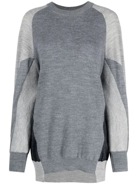 Stella McCartney oversized colour-block jumper