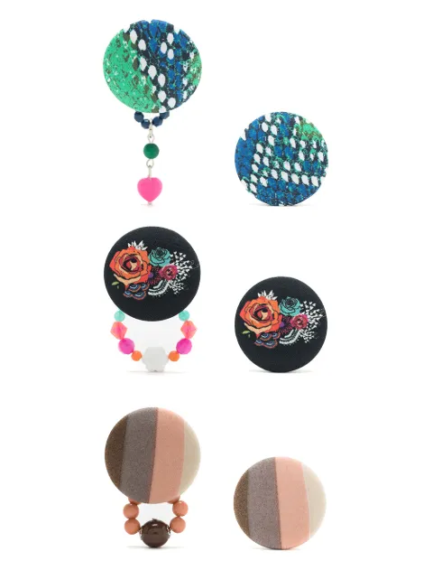 Amir Slama conjunto de 3 pares de aretes