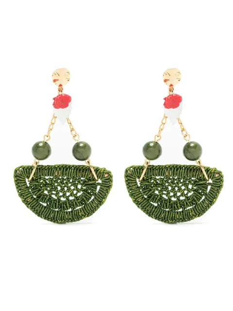 Amir Slama aretes de crochet