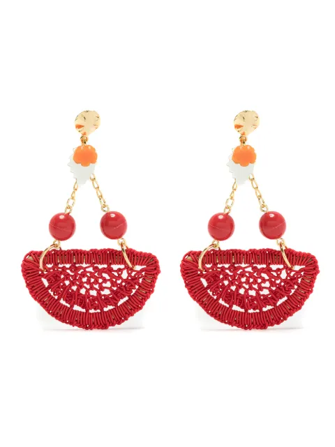 Amir Slama crochet earrings