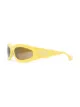 Изображение 2 из Bottega Veneta Eyewear затемненные солнцезащитные очки в овальной оправе