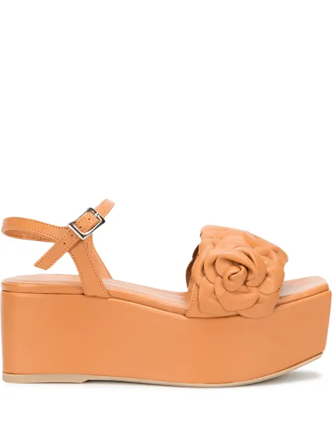 Madison.Maison flower platform sandals