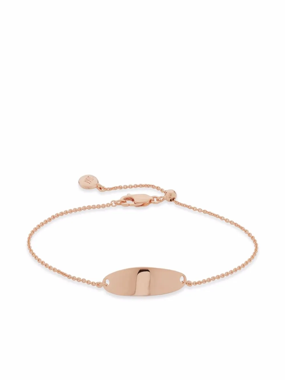 

Monica Vinader pulsera de cadena Nura - Rosado