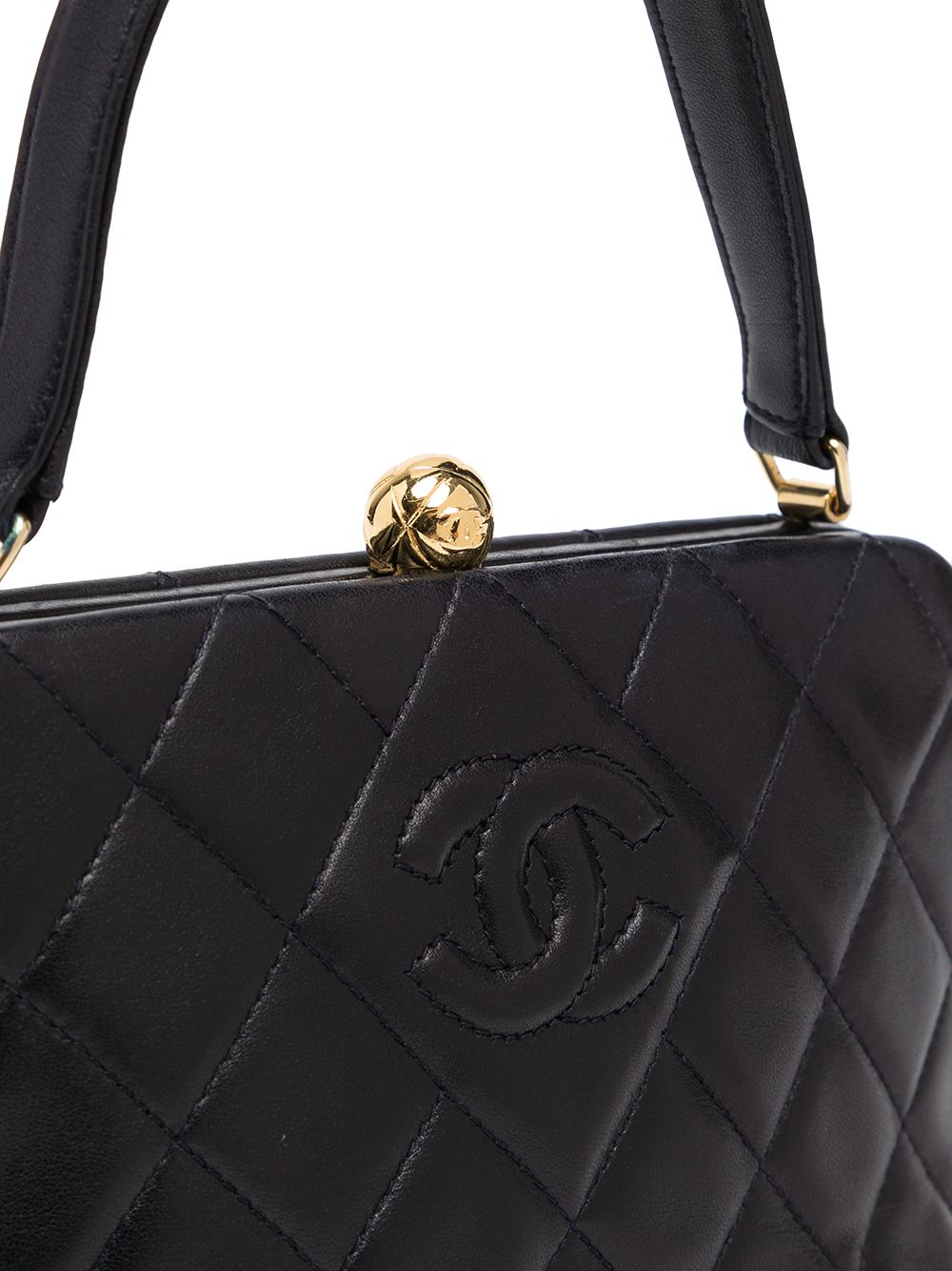 фото Chanel pre-owned стеганая сумка 1995-го года с логотипом cc