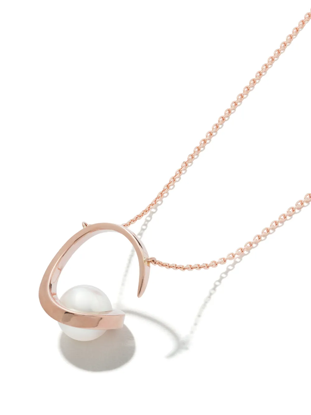 Tasaki 18kt Rose Gold Atelier Aurora Akoya Pearl Pendant In Gold