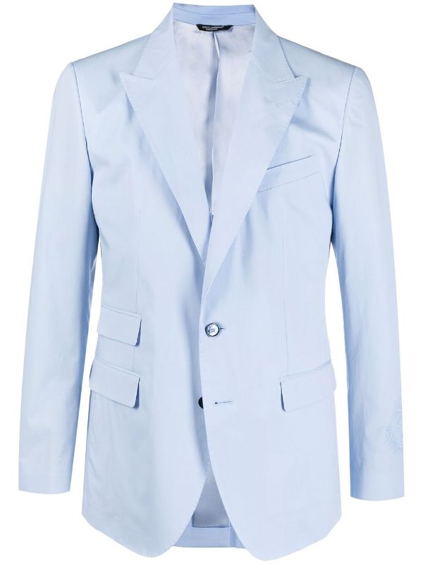 dolce and gabbana white blazer