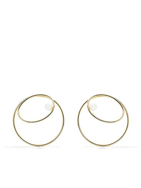 TASAKI aretes Atelier Nacreous TASAKI en oro amarillo de 18kt con perlas Akoya