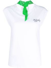 ＜Farfetch＞ 29%OFF！Philosophy Di Lorenzo Serafini バンダナ Tシャツ - ホワイト画像