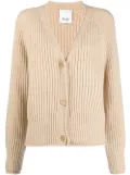 Allude button-up cashmere cardigan - Neutrals