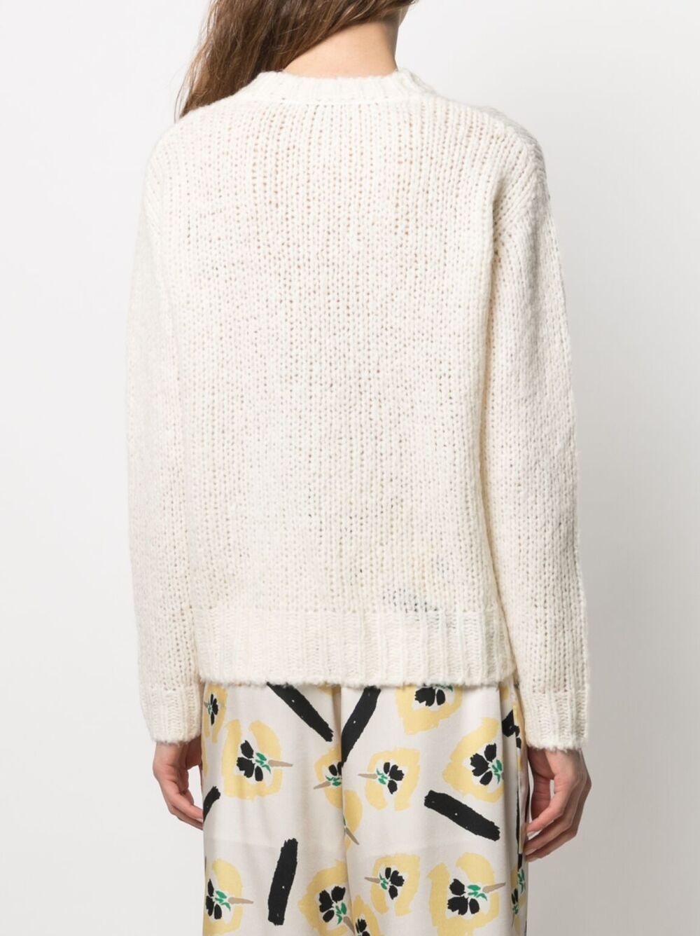 Shop Odeeh Chunky-knit Wool Jumper In Neutrals