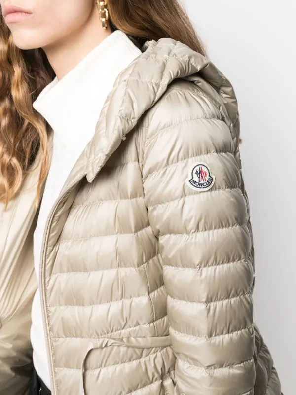 moncler barbel drawstring puffer jacket