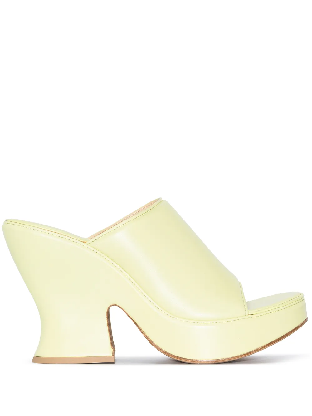 Image 1 of Bottega Veneta 115mm wedge platform mules