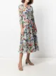 Samantha Sung Aster vintage floral print dress