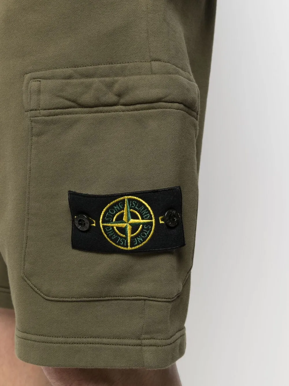 фото Stone island спортивные шорты с нашивкой-логотипом