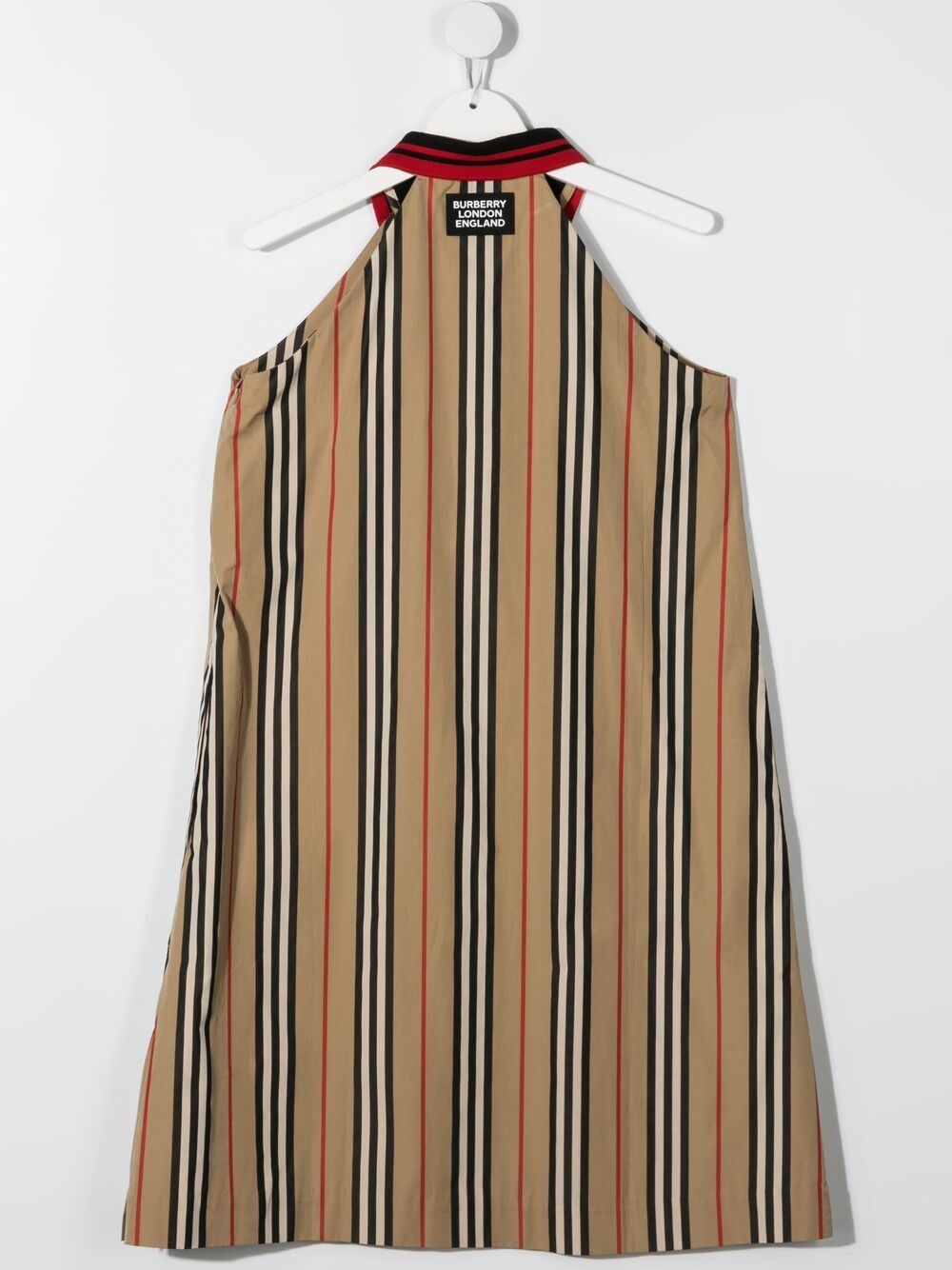 фото Burberry kids платье мини в полоску icon stripe