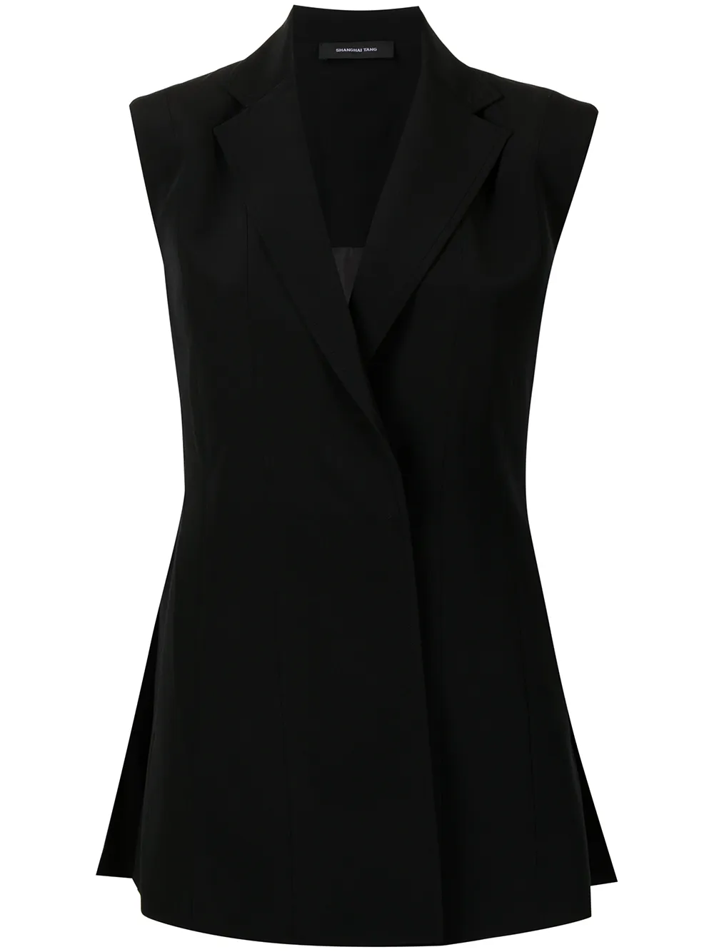 Shanghai Tang однобортный блейзер без рукавов