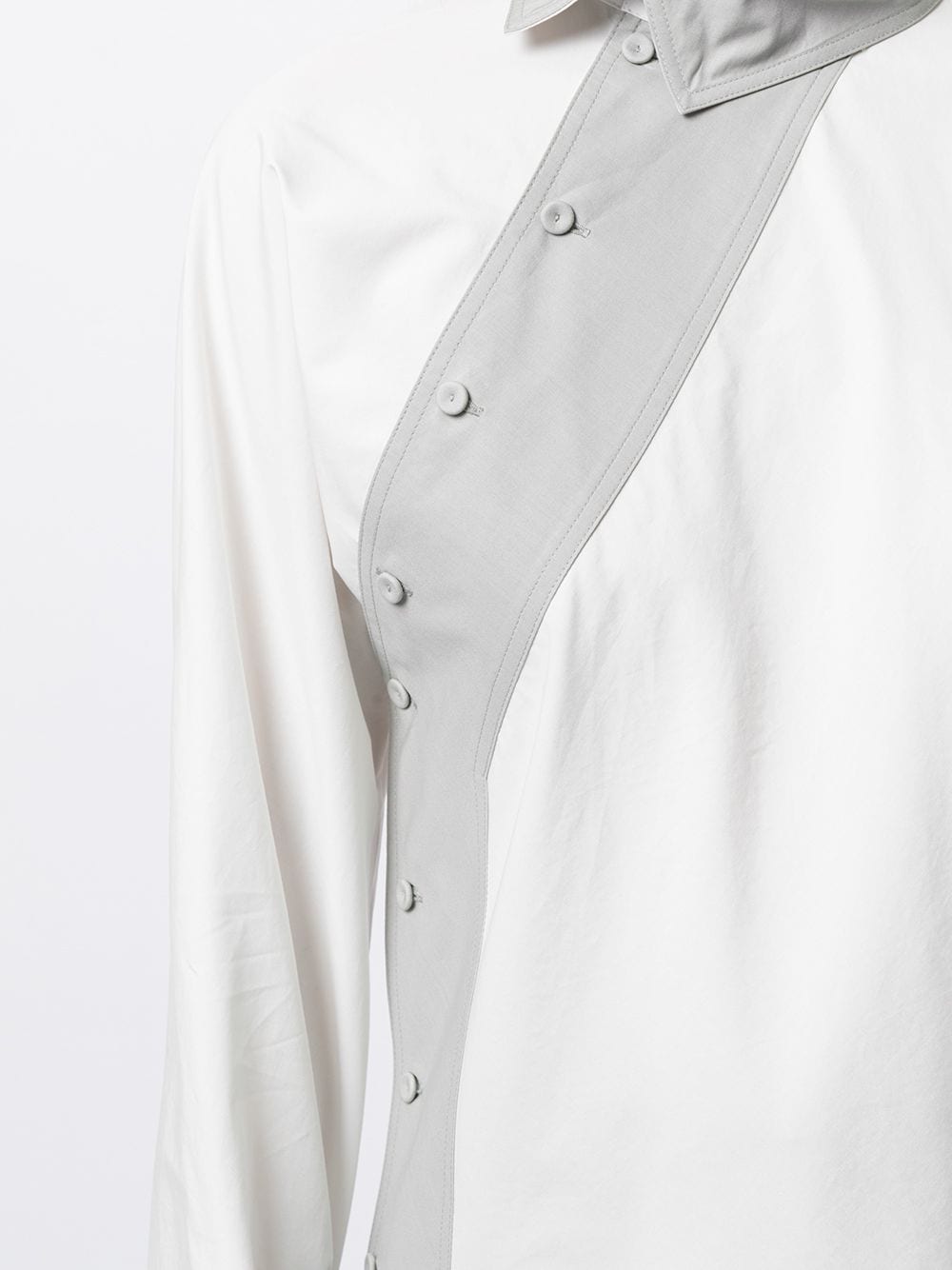Shanghai Tang x Yuni Ahn Split Qipao Collar Shirt - Farfetch