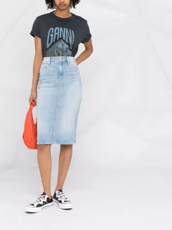 denim midi skirt 01