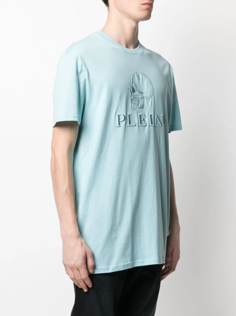 фото Philipp plein футболка с вышитым логотипом