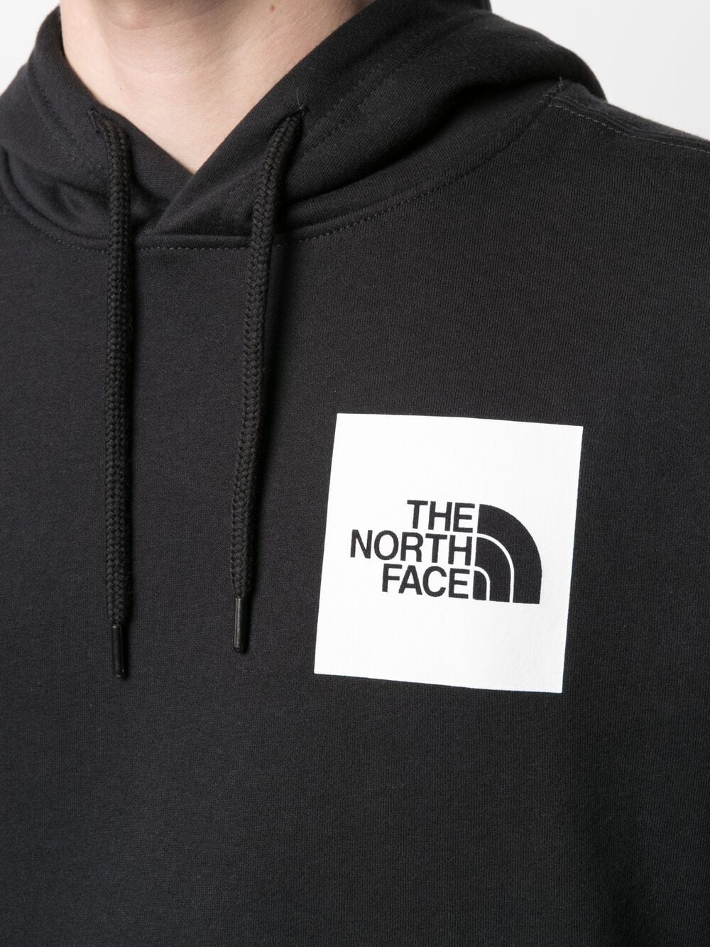 фото The north face худи fine с нашивкой-логотипом