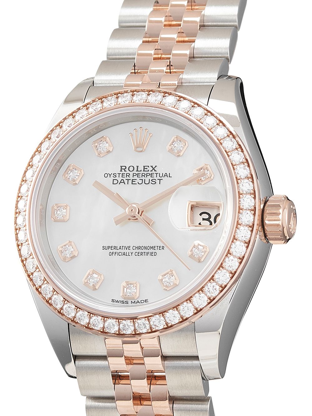 фото Rolex наручные часы lady-datejust pre-owned 28 мм 2020-го года