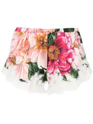 Dolce \u0026 Gabbana Laced Floral Pajama 
