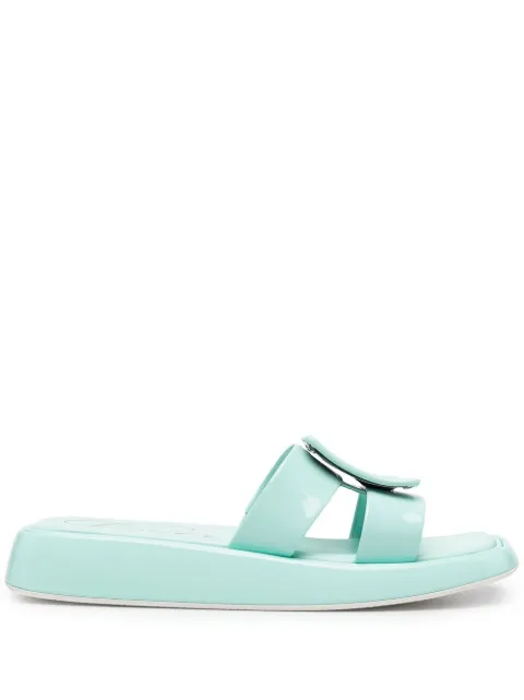Roger Vivier buckle-embellished slides