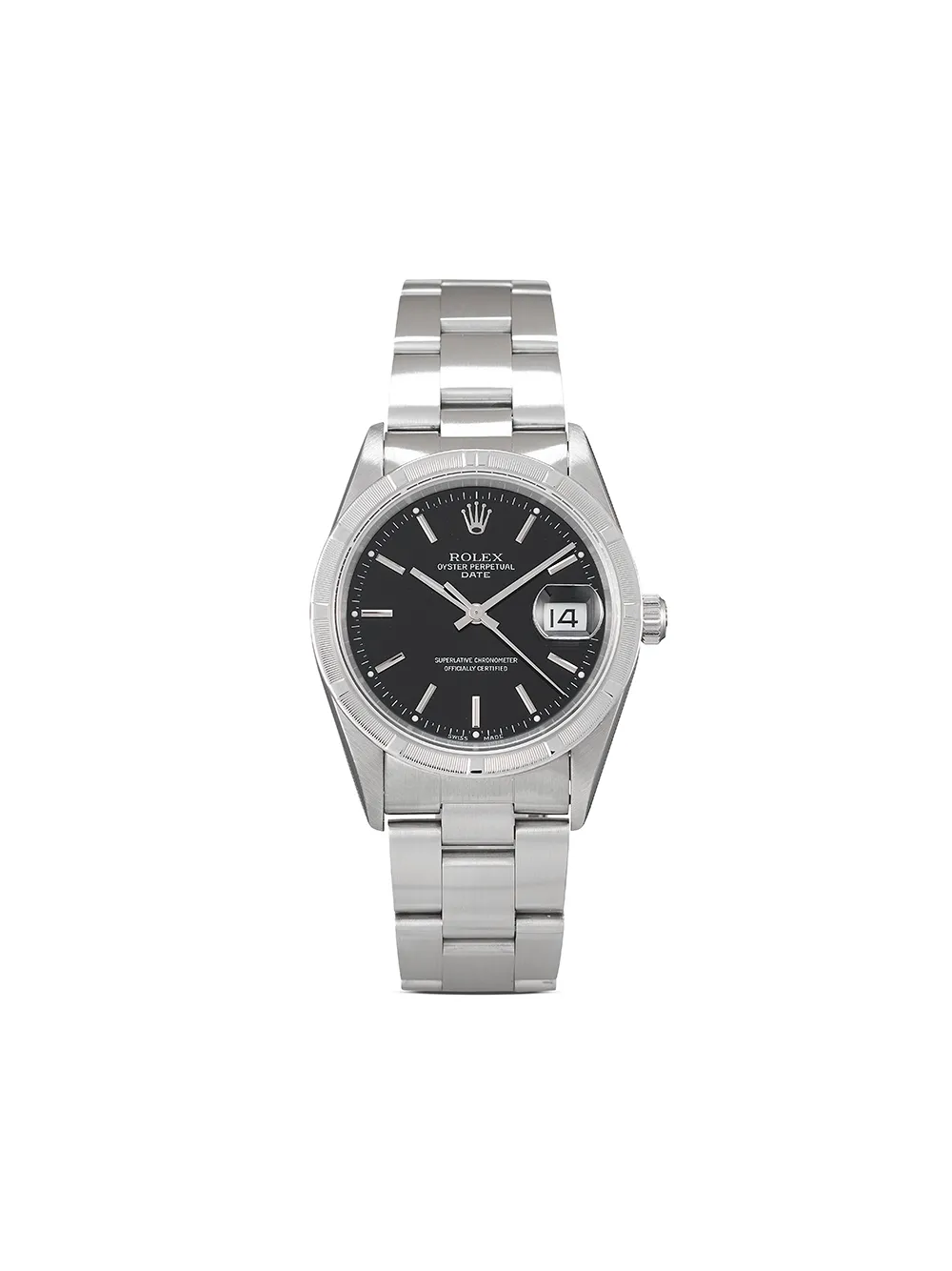 фото Rolex наручные часы oyster perpetual pre-owned 34 мм 2003-го года