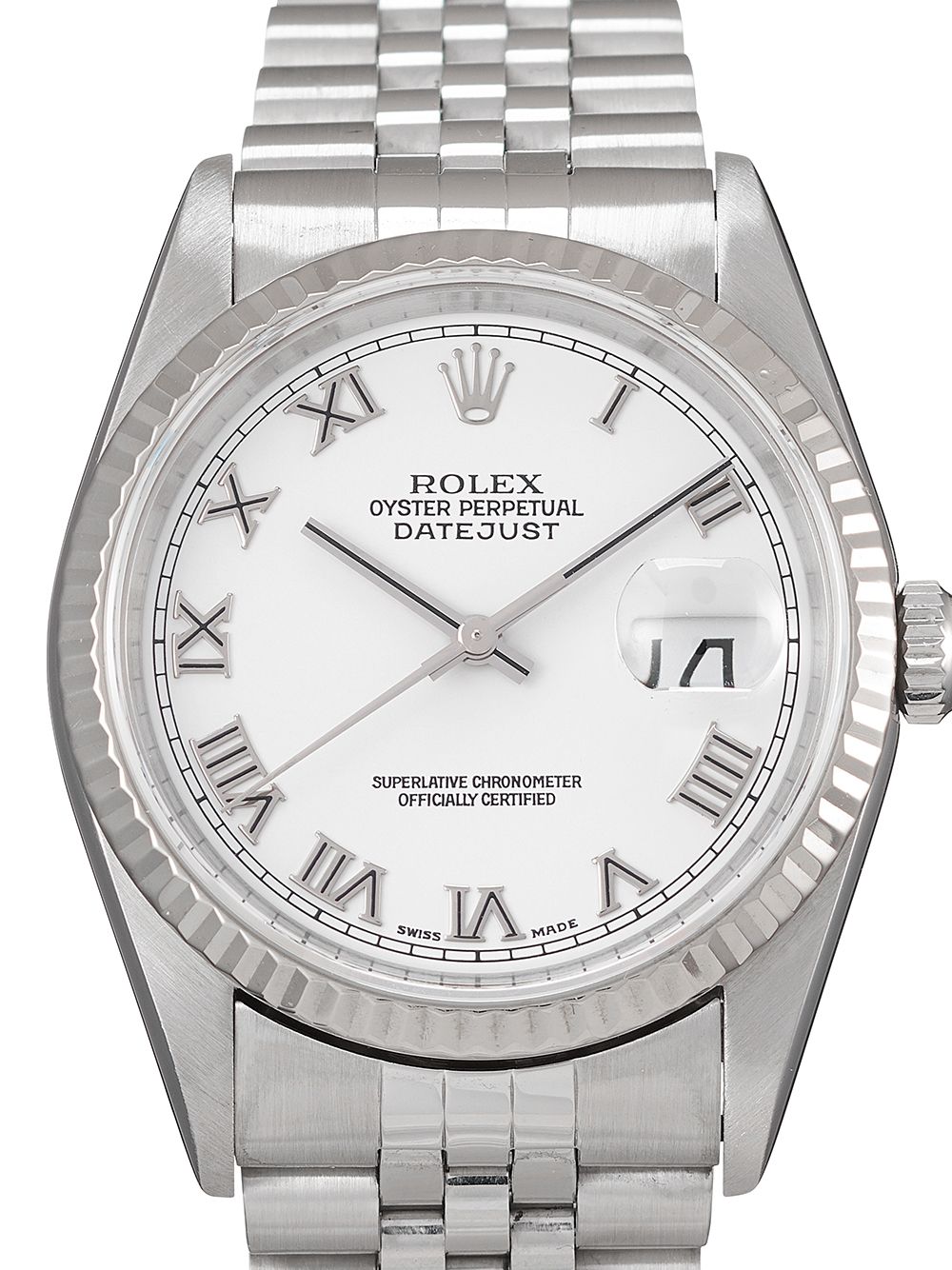 фото Rolex наручные часы datejust pre-owned 36 мм 2002-го года