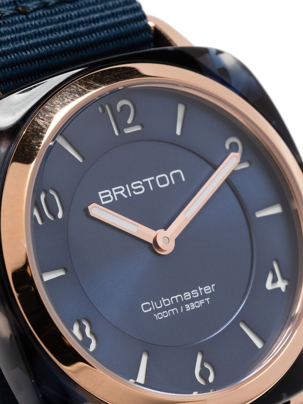 Shop Briston Watches Clubmaster Chic 36mm In Blue