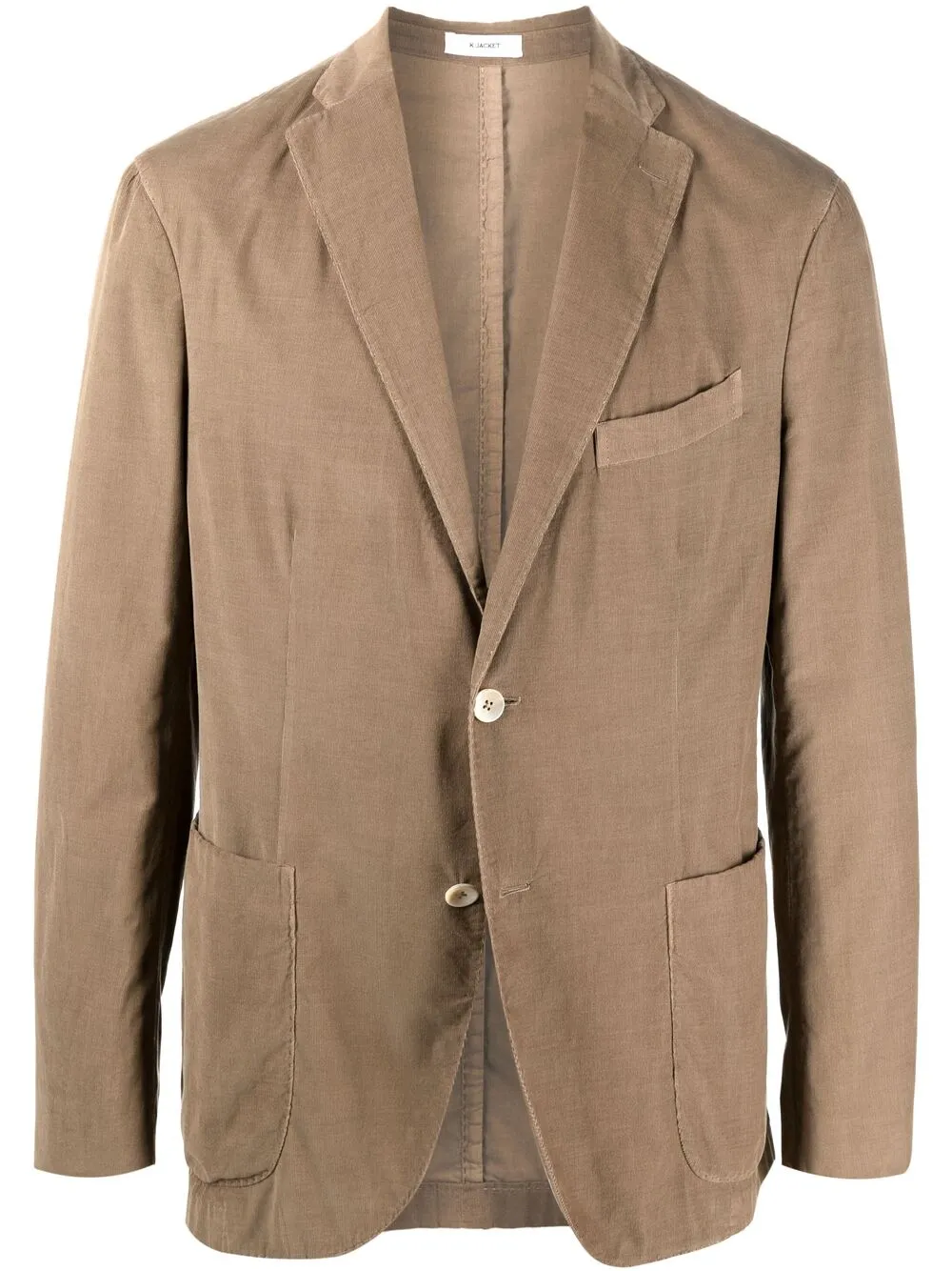 Boglioli Single Breasted Blazer In Brown
