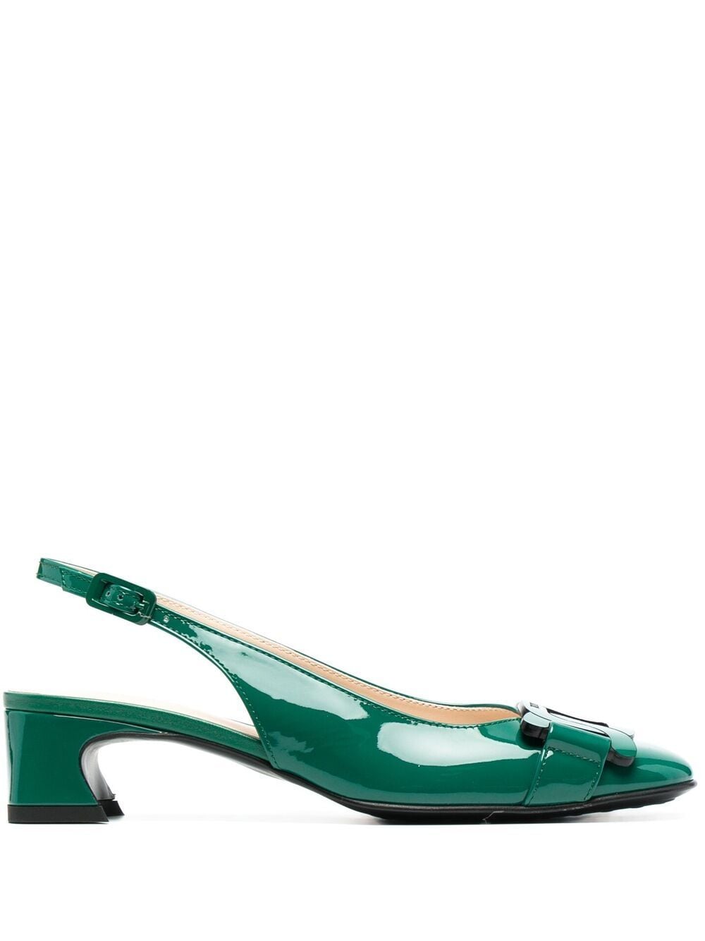 TOD'S CHAIN DETAIL SLINGBACK PUMPS