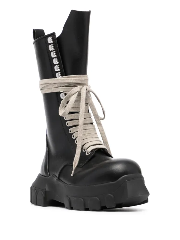 Rick Owens lace-up Leather Boots - Farfetch