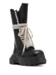 Image 2 of Rick Owens lace-up leather boots