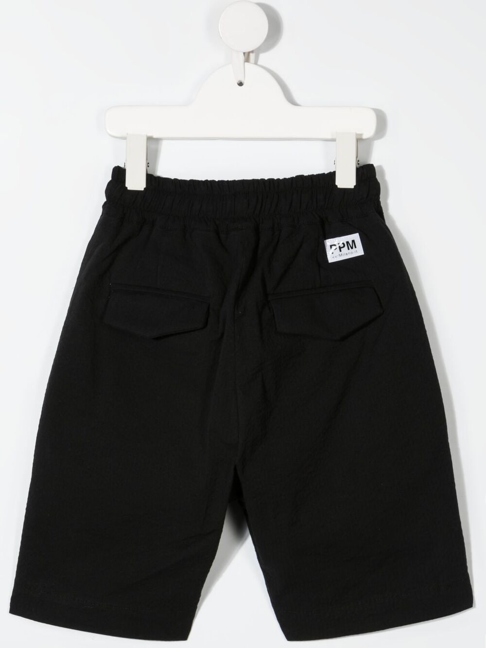 PAOLO PECORA LOGO PATCH SHORTS 