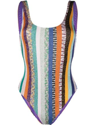 Missoni Mare Striped Swimsuit - Farfetch