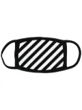Off-White Diag-print face mask - Black