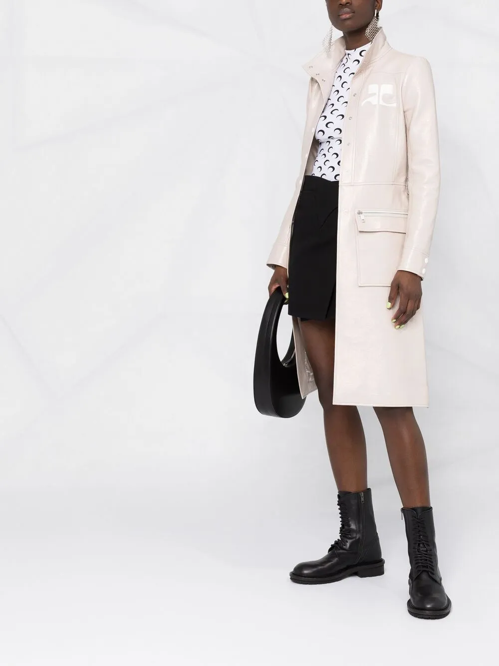 Courrèges Trench con logo in vinile | Image 6