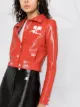Courrèges logo patch A-line skirt