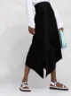 Y-3 CH1 asymmetric knitted skirt