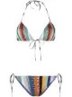 Image 1 of Missoni Mare metallic-stripe bikini