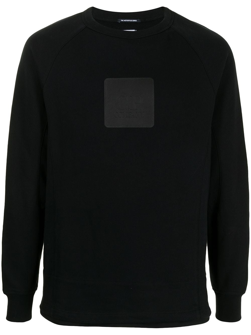 

C.P. Company sudadera con parche del logo - Negro