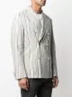 Tonello striped double breasted blazer