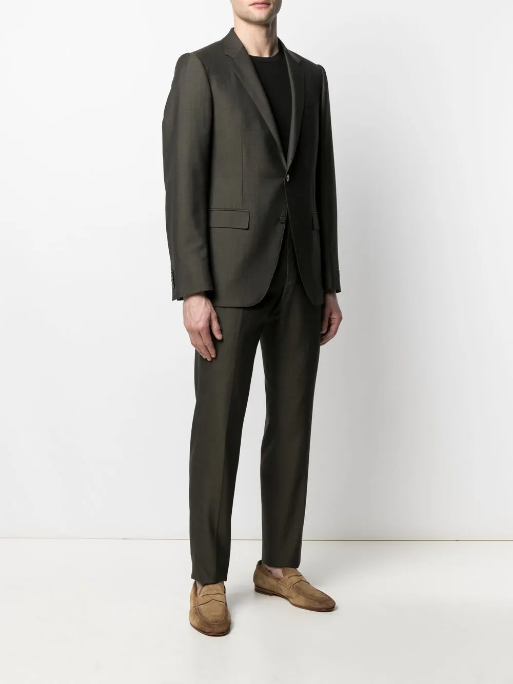 фото Ermenegildo zegna костюм-двойка с однобортным пиджаком